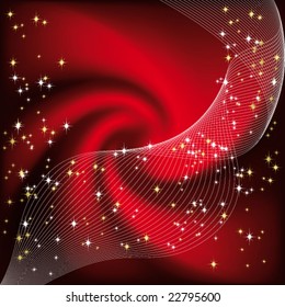 Red background