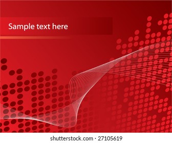 Red background