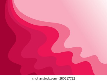 red background