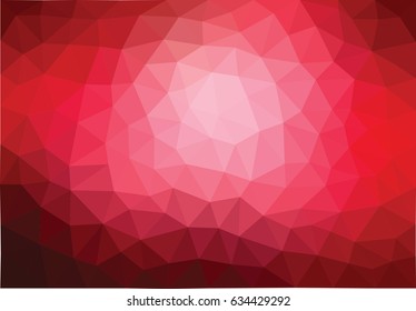 red background