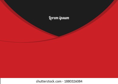 Red Background. Abstract Banner. Wallpaper. Vector