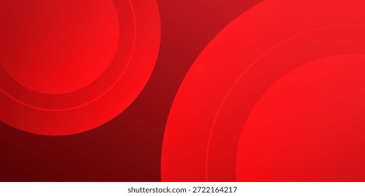 Fondo abstracto de fondo rojo. Formas dinámicas arte de composición diseño simple