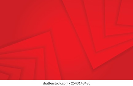 red background with abstract geometric red gray gradient square shape graphic design decoration for posters and so on