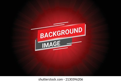 Red background abstract with gradient in studio and wall texture vector, empty room studio used for product presentation, Red wallpaper with shine use for product shooting