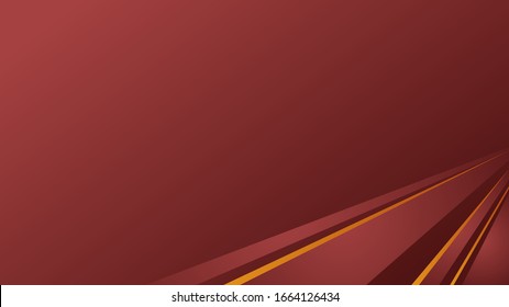 Red Background with Abstract Shapes