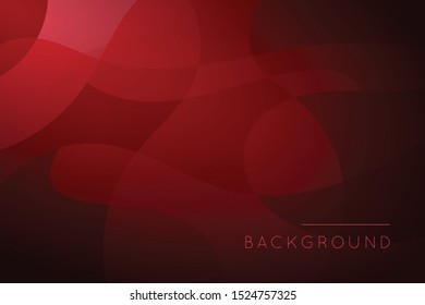 Red background with abstract shapes. Abstract red color polygon background design. Red bright to dark luxury dynamic modern abstract background. Smooth red gradient background - Vector