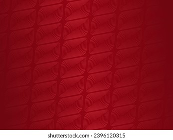 Red background with abstract stripes pattern. Modern cover design with gradient red color.