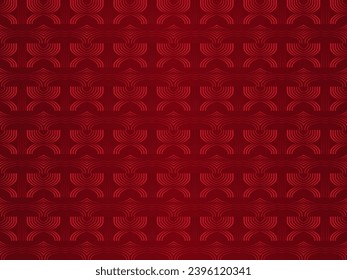 Red background with abstract stripes pattern. Modern cover design with gradient red color.