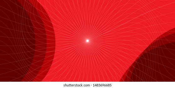 red background abstract with white line