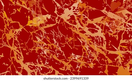 Red Background with Abstract Yellow Gold,Creative Premium Background Gold Marble Texture Surface, Vector Luxury Backdrop Banner for invitation, Brochure Template, Maroon