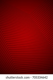 Red background advertising brochure design elements. Lines & circle intersection structure graphic form for elegant flyer. Vector illustration EPS 10 for booklet layout, wellness leaflet, newsletters