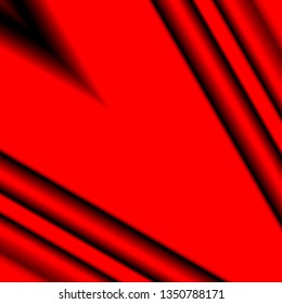red background with black stripes