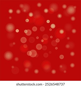 Fondo rojo con la Navidad de Bokeh, decoración del brillo del año nuevo, efecto de la chispa, brillo de la estrella, brillo de la chispa de la textura de la lente mágica, bokeh brillante