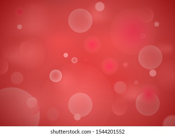 red background with bokeh effect. background for christmas or valentine. abstract background