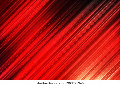 Red background for business brochure with particles motion illustration.