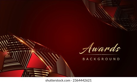 Red Background. Champion winner celebration graphics. Marketing promotional layout. Grand ceremony background for a truly memorable event. Festival celebration template design. 