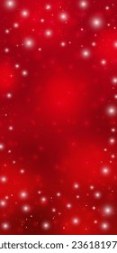 Fondo rojo de las luces navideñas