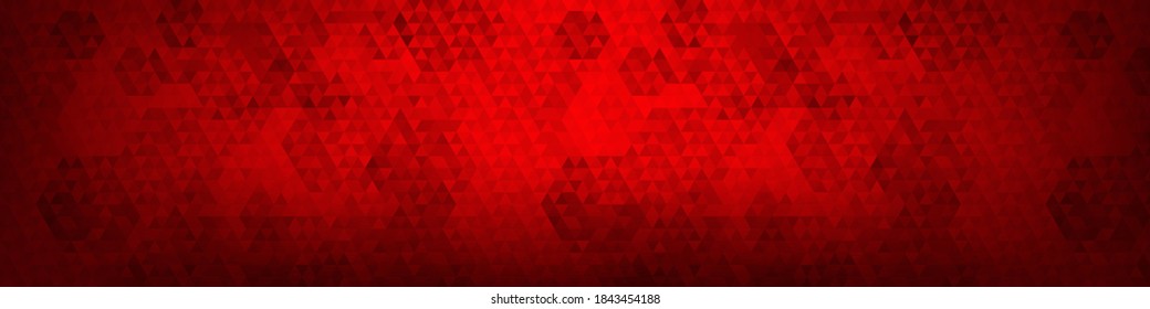 Fondo Rojo. Fondo de Navidad. Textura triangular. Resumen del fondo del degradado rojo. Fondo de Navidad. Ilustración del vector