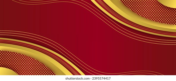 fondo rojo con una combinación de colores dorados para banners y flayers temáticos de lujo