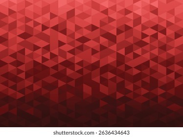 Red background composed of bright and dark red mosaics