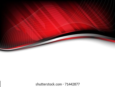 Red background composition. Clip-art