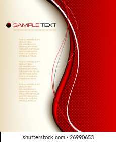 red background composition - vector illustration - jpeg version in my portfolio