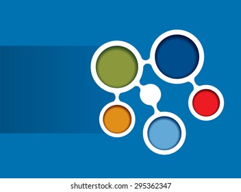 Red background concept design for brochure or website