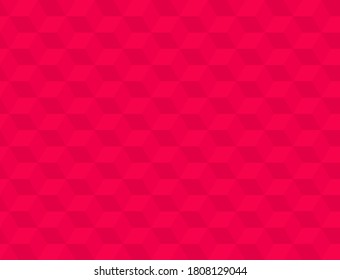 Red background with convex squares. Seamless vector illustration. Follow other mosaic patterns in my collection.