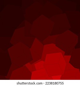 Red background from cubes. Vector illustration for your graphic design.Vector illustration for your graphic design.