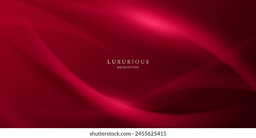 Roter Hintergrund Design Mit modernen Effekten Elemente, Vektorillustration