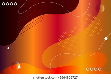 Red Background Design with Random Geometric Shape Modern Futuristic Tech Design for prints, posters, cards.