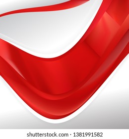 Red Background Design Template Vector Graphic