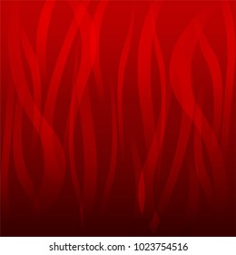 Red Background design with wavy stripes