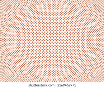 Red background with distorted polka dots, wallpaper