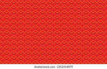 Red background geometrical pattern design for any fabrics texture needs.