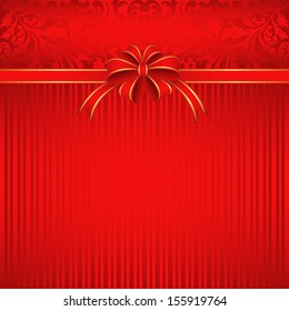 red background for gifts