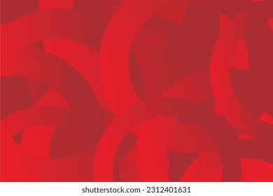Red background with gradient abstract geometric shape. Elegant and futuristic template for presentation, banner, wallpaper, flyer, leaflet, card, cover and more.