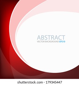 Red background graphic circle curve line for text and message modern web design
