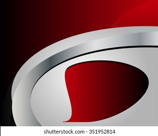 Red background graphic curve line for text and message modern web design
