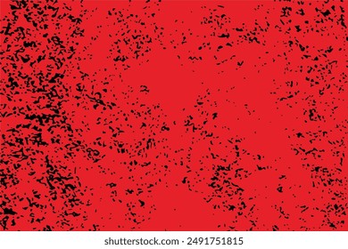 Red background in grunge and rustic style. Simple and minimalist vintage dirty texture of rough surface for background.