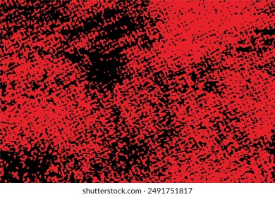 Red background in grunge and rustic style. Simple and minimalist vintage dirty texture of rough surface for background.