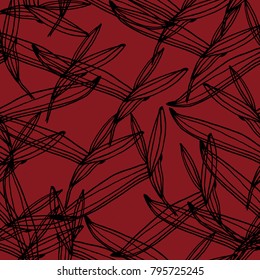 red background, lilies on red, beautiful flowers, bright red packing, bouquet of lilies, black flowers,