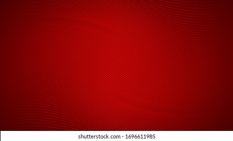 Red background with line curve design. Vector illustration. Eps10 