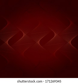 Red background, red lines. 