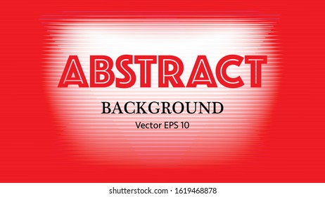 Red background with lines and a small white square in the middle along with a letter.