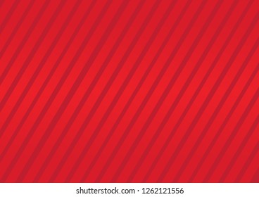 Red background with lines for various tasks.