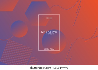 red background. Liquid composition. designs for posters, leaflets, vector illustrations