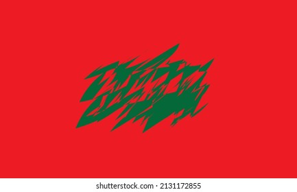 fondo rojo y un poco verde