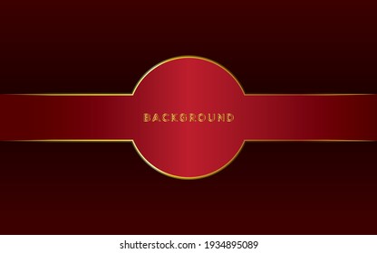 red background luxury gold vector Eps 10.