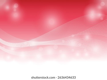 Red background with orps and sonar lines